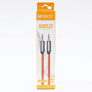 Cabo Auxiliar P2 + P2 1 Metro Nylon Reforçado Hrebos HS-332