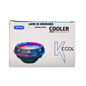 Cooler Para Processador Knup Com Led Colorido RGB VR321