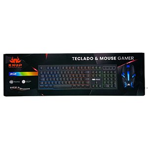 Teclado Multimídia Gamer Knup Com Fio Computador e Notebook TE-115