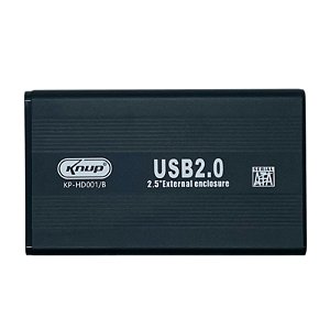 Case Para HD Sata 2.5 USB 3.0 Em Alumínio Knup HD001/B