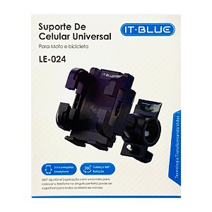 Suporte Moto Bicicleta IT Blue Universal Para Celular LE-024