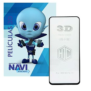 Película De Vidro 3D Para Redmi Note 11