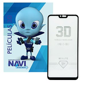 Película De Vidro 3D Para Xiaomi Mi 8 Lite