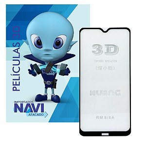 Película De Vidro 3D Para Redmi 8 e 8A