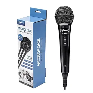 Microfone Dinâmico Alta Definição Knup KP-M0011