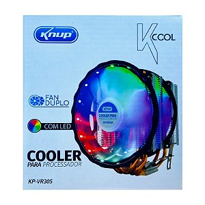 Fan Knup Para Gabinete e CPU Com LED VR305