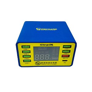 Fonte Digital Mechanic Com 8 Portas USB iCharge 8