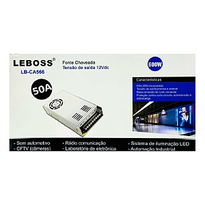 Fonte Chaveada Leboss Tensão De Saída 12V 600W 50A