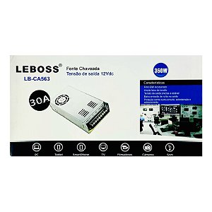Fonte Chaveada Leboss Tensão De Saída 12V 360W 30A