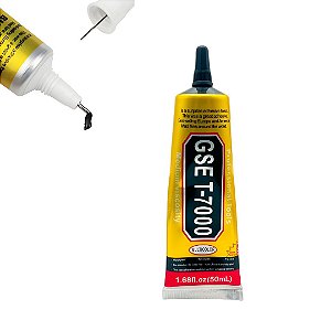 Cola Líquida Preta GSE-T7000 Bico Agulha 50ml