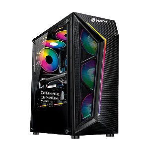 Gabinete Gamer Hayom Acabamento Vidro GB1713