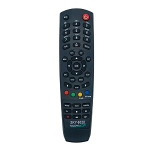 Controle Remoto Compatível Receptor TV Tocombox Marca SKY
