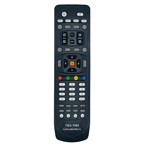 Controle Remoto Compatível Receptor Azamerica Marca FBG