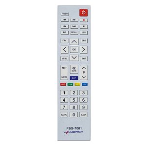 Controle Remoto Compatível Receptor Azamerica Marca FBG