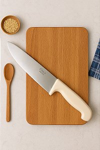 Faca Para Cozinha 10” Aço Inoxidável Profissional Idea ID-410F