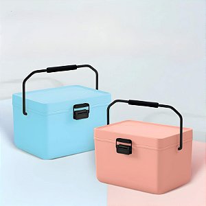 Cooler Caixa Térmica 12 Litros Com Divisória Interna Tomate MDC-012L