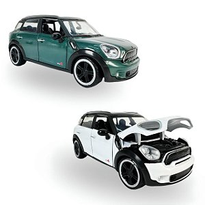 Miniatura De Carro BMW Mini Cooper S Em Metal Maisto
