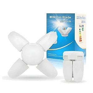 Lâmpada Bulbo LED 4 Pétalas 28W Dobrável Ajustável Bivolt