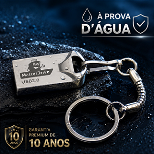 Pen Drive Chaveiro Mini Premium USB 2.0 MasterDrive Original