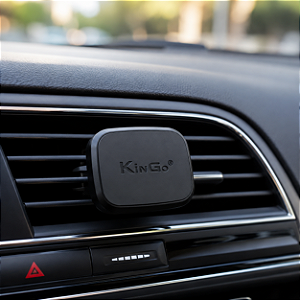Suporte Veicular Magnético Quadrado Saída De Ar Kingo SP360