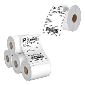 Bobina Etiqueta Adesiva Para Impressora Térmica 10x15cm Tomate MPT-1520R