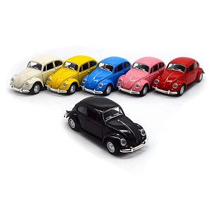 Miniatura Fusca Clássico Escala 1:32 Com Fricção XZ-1608