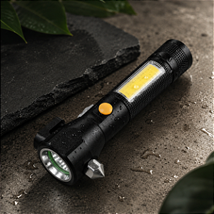 Lanterna Recarregável USB Alta Potência 450 Lúmens Inova KV-735
