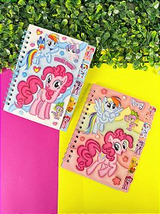 Caderneta Personalizada My Little Pony Capa Dura QB-T1588