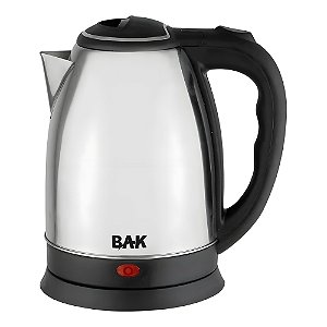 Chaleira Elétrica Inox 1,8 Litros 1100W 127V Bak BAK-110-INOX