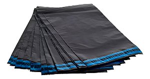 Envelope De Segurança Embalagem Envio 26 x 36cm Plástico Preto