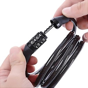 Cadeado Antifurto Bicicleta Senha 4 Dígitos Luatek LK-BL06