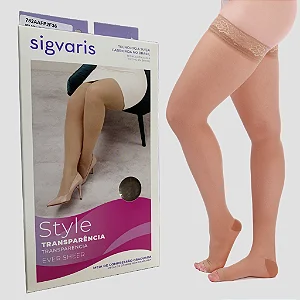 MEIA 7/8 20-30 EVER SHEER STYLE ABERTA 782- SIGVARIS