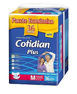 Fralda Geriatrica Cotidian Plus M 36 unid Fralda Geriatrica Cotidian Plus M 36 unid