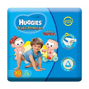 Fralda Huggies Turma da Mônica Tripla Proteção - XG - Pacote ... Fralda Huggies Turma da Mônica Tripla Proteção - XG - Pacote ...