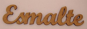 Aplique "Esmalte" mdf 3mm - 10un.