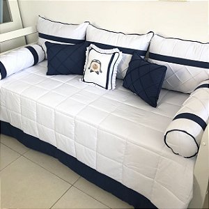 ENXOVAL DE CAMA BABÁ 9 PEÇAS 200 FIOS THEO AVIADOR (COM TODOS ENCHIMENTOS E ZIPER FLETCHER )