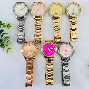 Relógio - kit Relógio+Pulseira+Brincos na Caixinha - FC0103