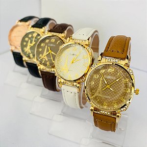 Relógio - Kit Relógio+Pulseiras+Brincos - FC0123