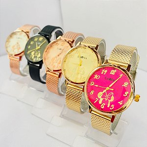 Relógio - Kit Relógio+Pulseiras+2pares de Brincos na Caixinha - FC0127