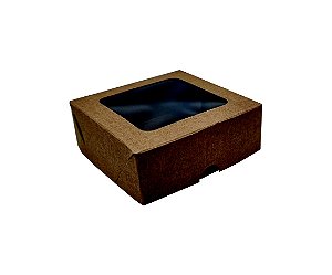 Caixa com visor 8x8x3 (cm) - 20 unidades
