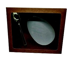 Caixa ovo de colher 250g - Acompanha colher  - 10 unidades