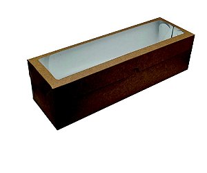 Caixa De Vinho-papel Kraft -35x11x9,5 - 10 unidades