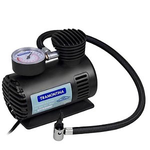 Mini Compressor Portátil Analógico 12 Volts Tramontina