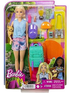 Barbie Malibu Dia De Acampamento Mattel HDF73