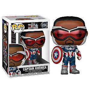 Boneco Funko Capitão América 814 Falcão E Soldado Invernal
