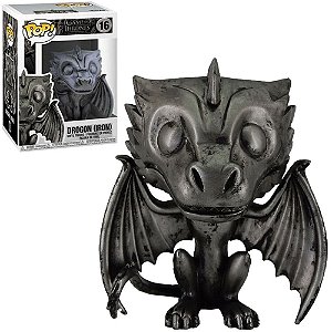 Funko Pop Drogon Iron 16 Game Of Thrones Iron Anniversary