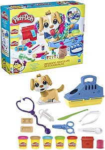Massinha Play Doh Kit Veterinario Pet-shop  Hasbro F3639
