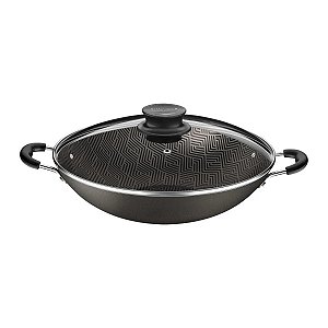 Panela Wok Paris Chumbo 32 Cm 4,4 L Em Alumínio Tramontina 28545/632