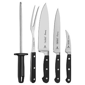Conjunto De Facas Inox 6 Peças Century Tramontina 24099020