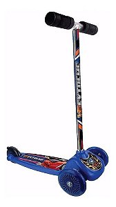 Patinete Skate Net 3 Rodas Freio Azul Fênix